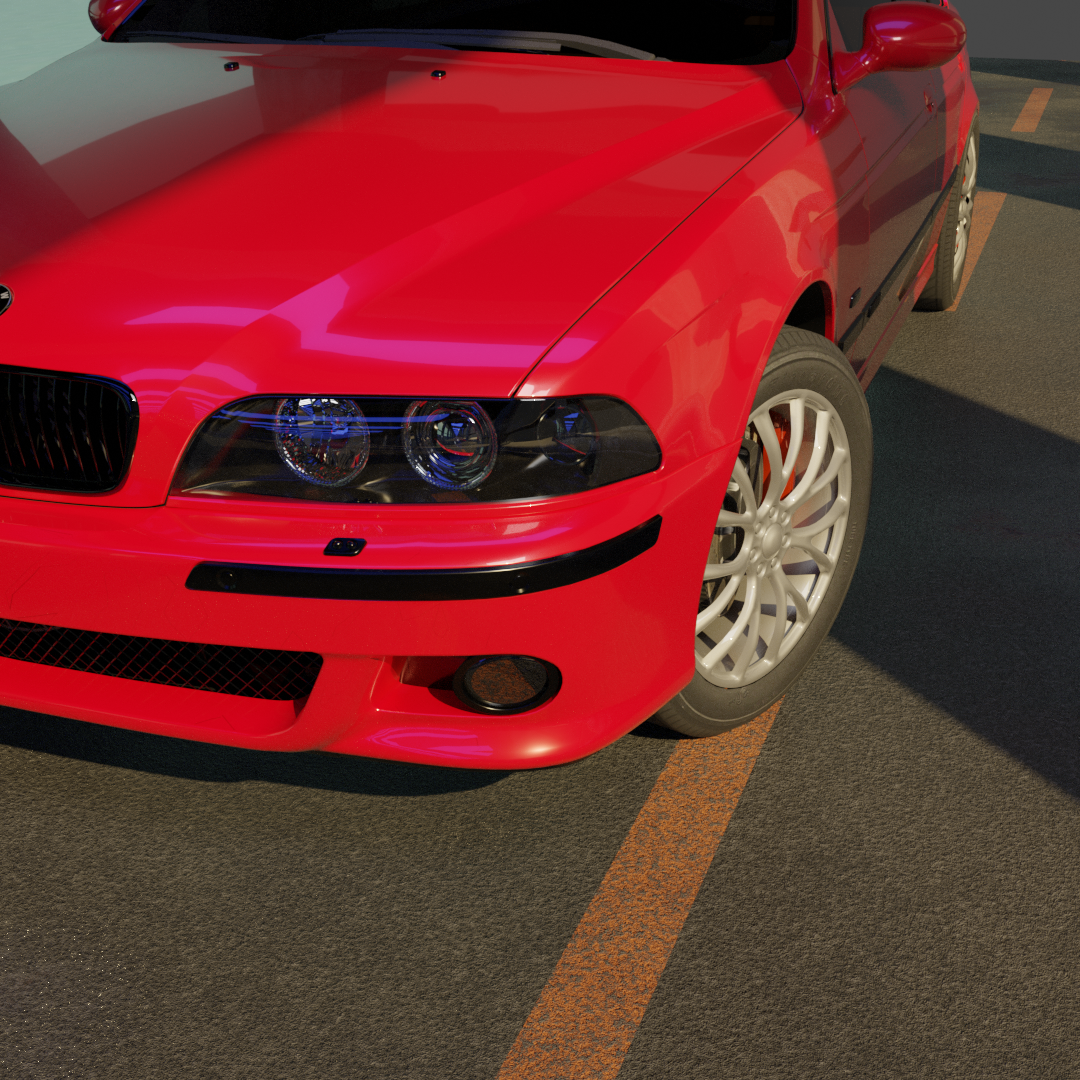 BMW M5 E39 front render